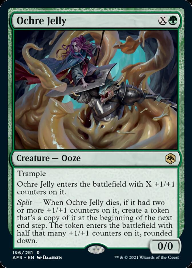 Ochre Jelly [Dungeons & Dragons: Adventures in the Forgotten Realms] | Jomio and Rueliete's Cards and Comics