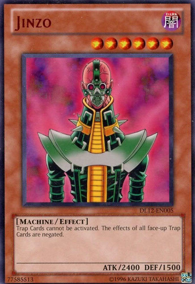 Jinzo (Red) [DL12-EN005] Rare | Jomio and Rueliete's Cards and Comics