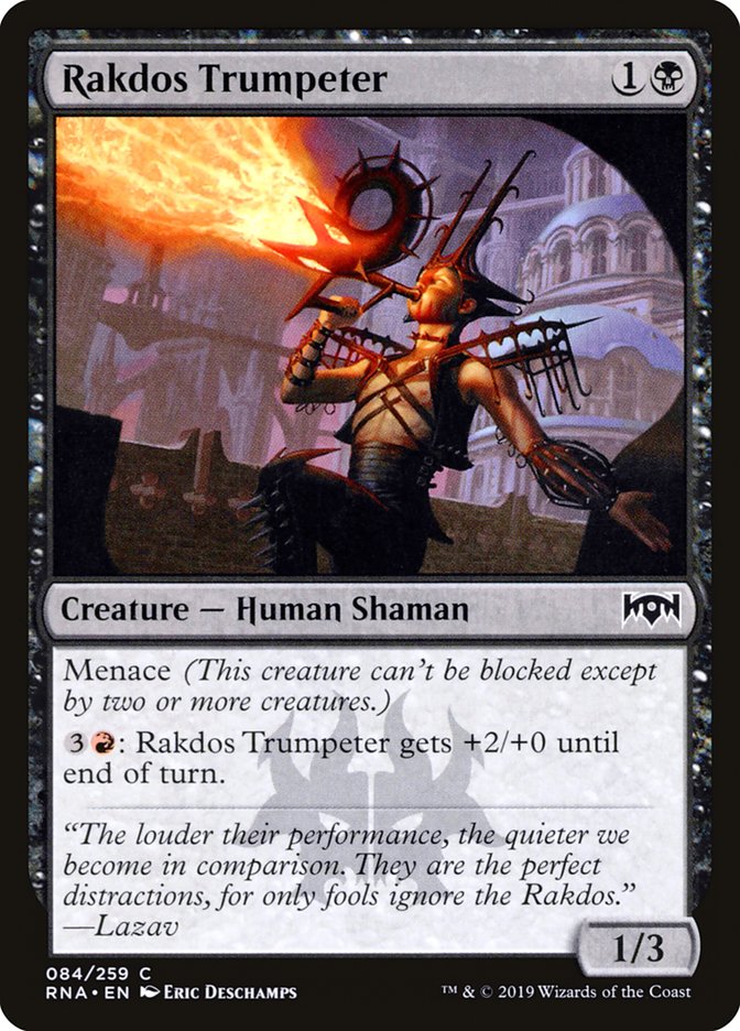 Rakdos Trumpeter [Ravnica Allegiance] | Jomio and Rueliete's Cards and Comics