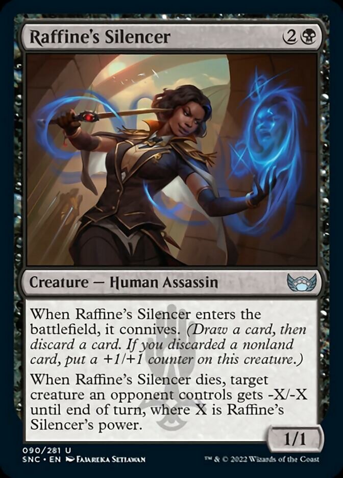 Raffine's Silencer [Streets of New Capenna] | Jomio and Rueliete's Cards and Comics