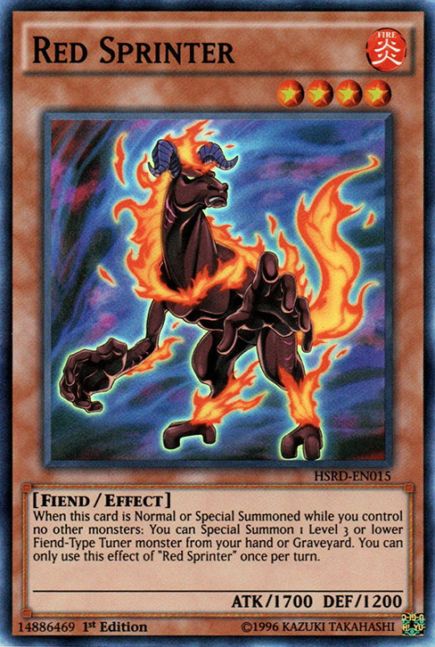 Red Sprinter [HSRD-EN015] Super Rare | Jomio and Rueliete's Cards and Comics