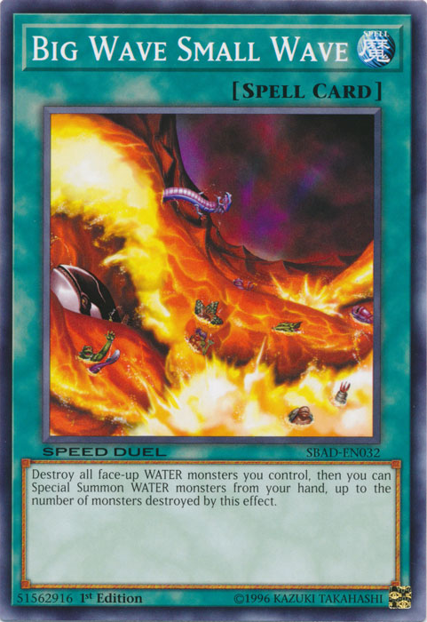 Big Wave Small Wave [SBAD-EN032] Common | Jomio and Rueliete's Cards and Comics