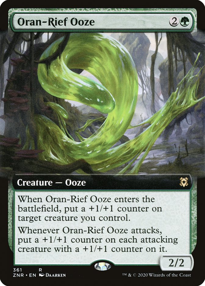 Oran-Rief Ooze (Extended Art) [Zendikar Rising] | Jomio and Rueliete's Cards and Comics