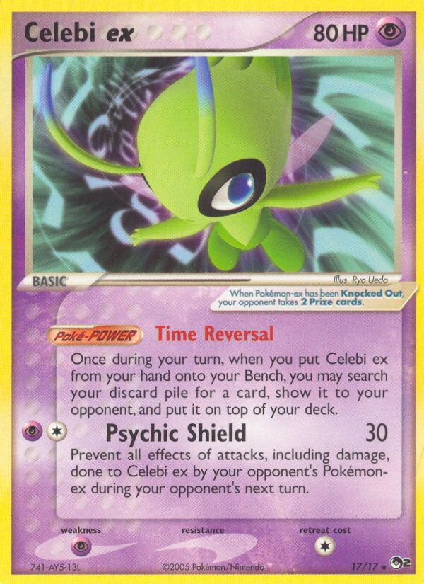 Celebi ex (17/17) [POP Series 2] | Jomio and Rueliete's Cards and Comics