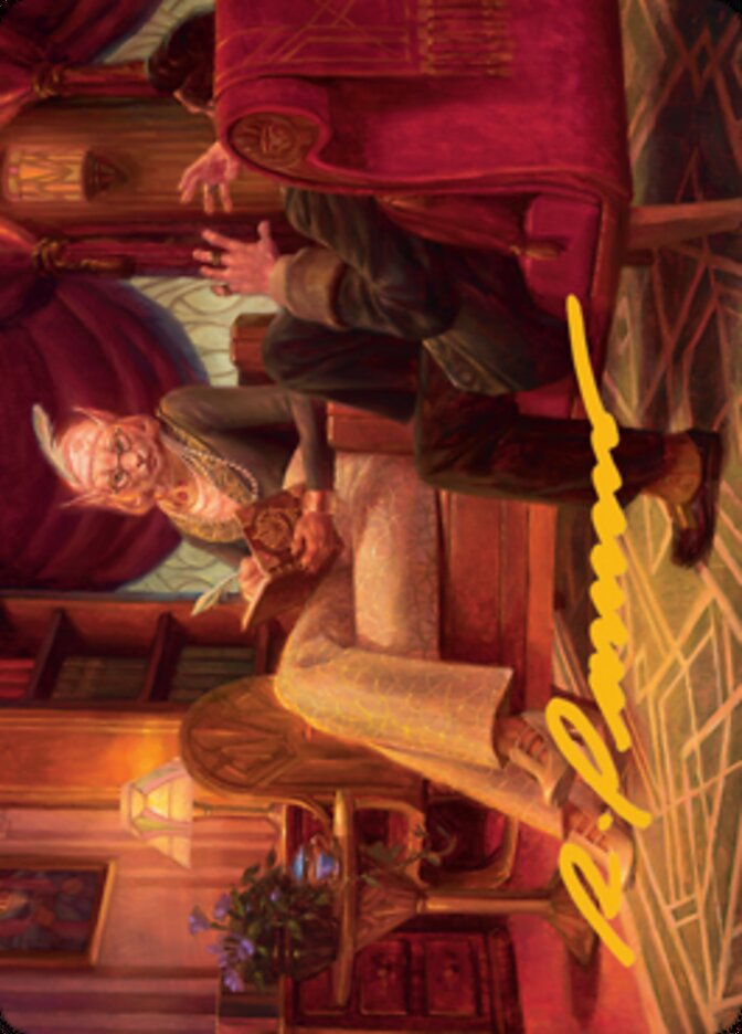 Phabine, Boss's Confidant Art Card (Gold-Stamped Signature) [Streets of New Capenna Art Series] | Jomio and Rueliete's Cards and Comics