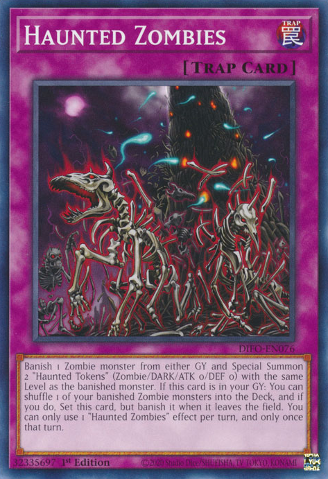 Haunted Zombies [DIFO-EN076] Common | Jomio and Rueliete's Cards and Comics