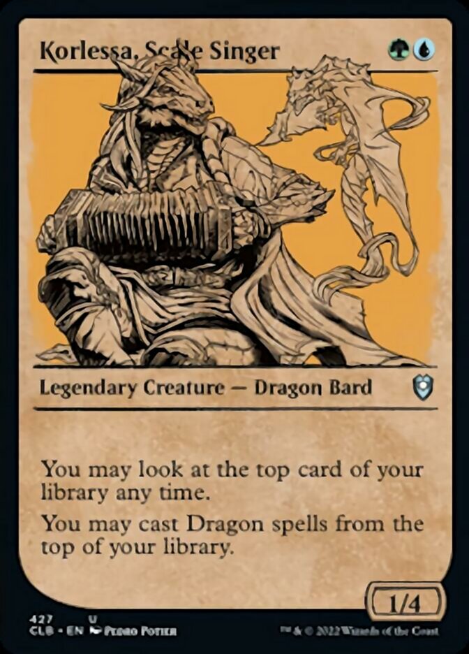 Korlessa, Scale Singer (Showcase) [Commander Legends: Battle for Baldur's Gate] | Jomio and Rueliete's Cards and Comics