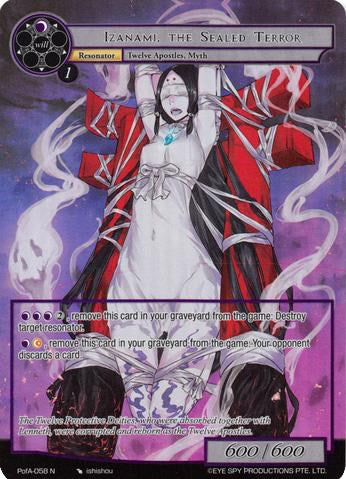 Izanami, the Sealed Terror (Full Art) (PofA-058) [Alice Origin IV: Prologue of Attoractia] | Jomio and Rueliete's Cards and Comics