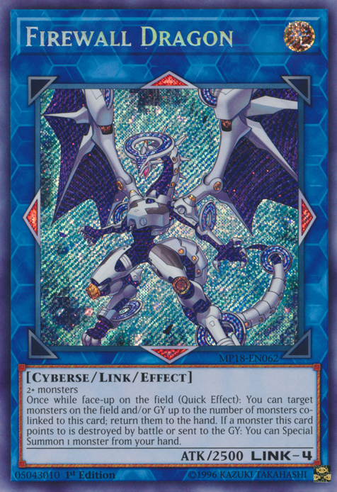 Firewall Dragon [MP18-EN062] Secret Rare | Jomio and Rueliete's Cards and Comics