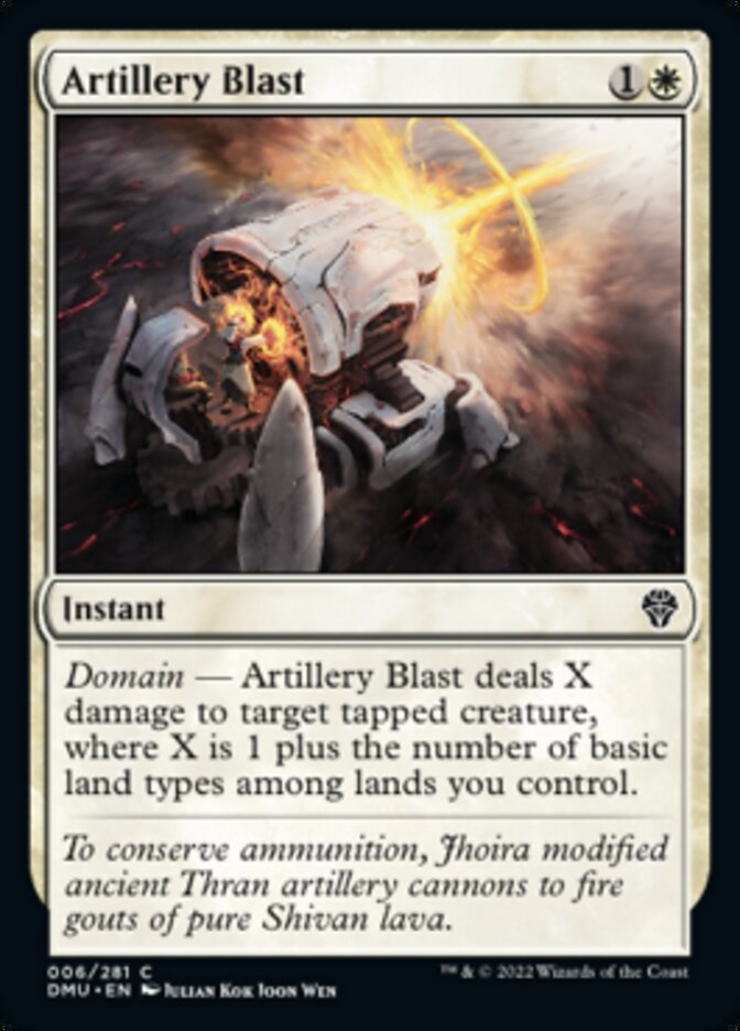 Artillery Blast [Dominaria United] | Jomio and Rueliete's Cards and Comics