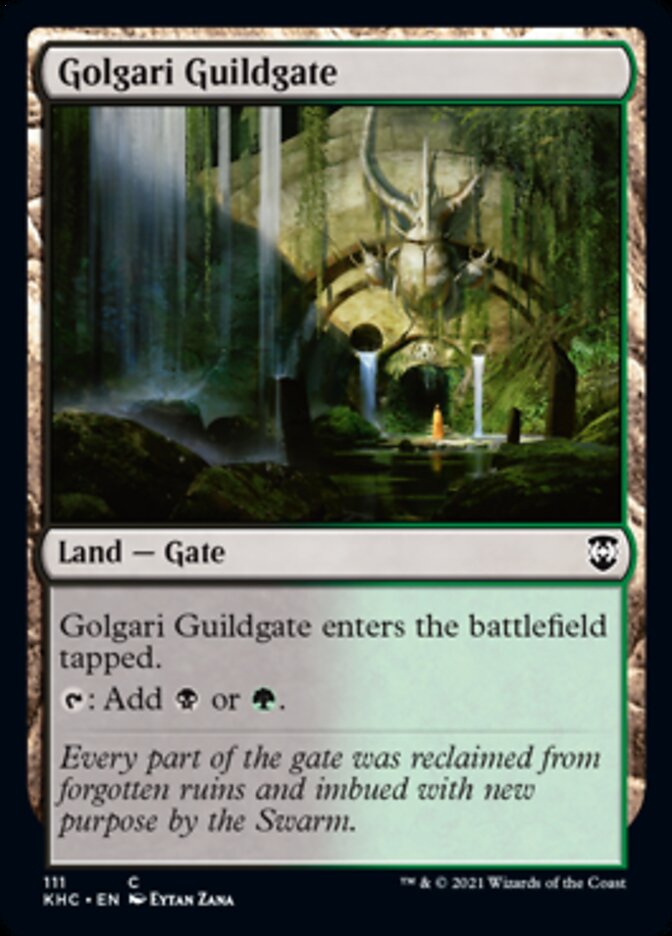 Golgari Guildgate [Kaldheim Commander] | Jomio and Rueliete's Cards and Comics