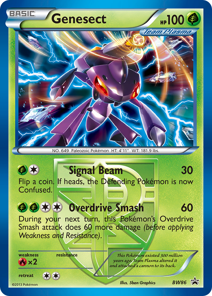 Genesect (BW86) (Team Plasma) [Black & White: Black Star Promos] | Jomio and Rueliete's Cards and Comics