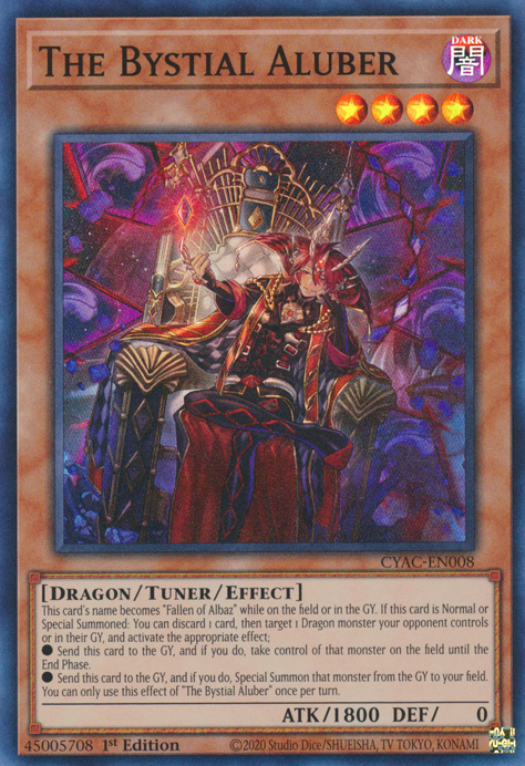 The Bystial Aluber [CYAC-EN008] Super Rare | Jomio and Rueliete's Cards and Comics