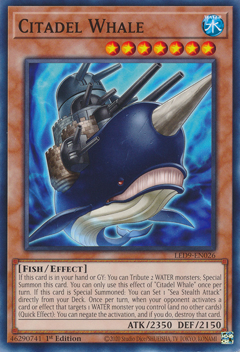 Citadel Whale [LED9-EN026] Common | Jomio and Rueliete's Cards and Comics