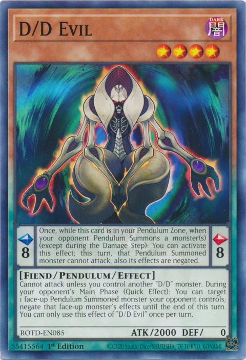 D/D Evil [ROTD-EN085] Common | Jomio and Rueliete's Cards and Comics