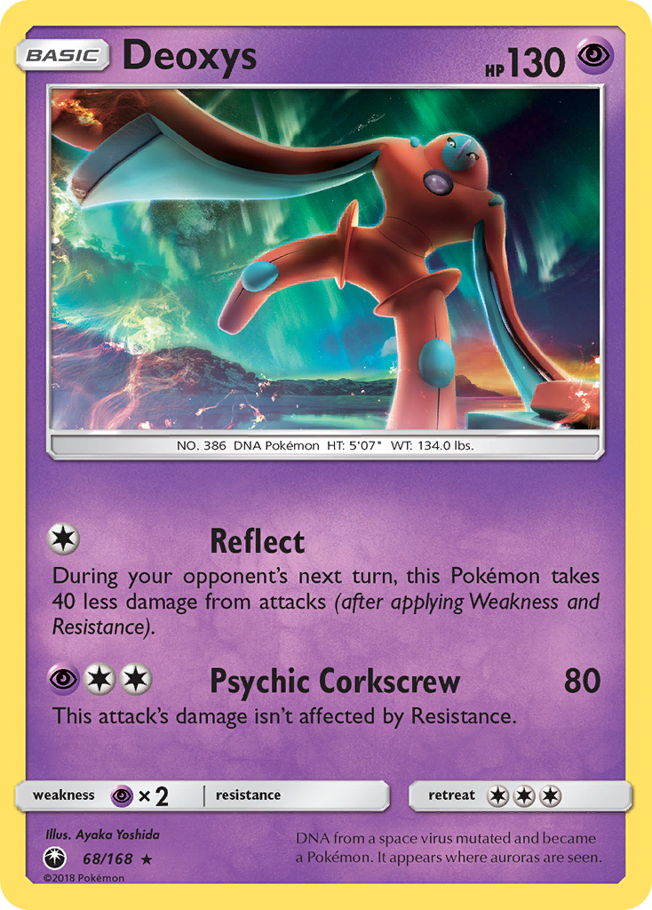 Deoxys (68/168) [Sun & Moon: Celestial Storm] | Jomio and Rueliete's Cards and Comics