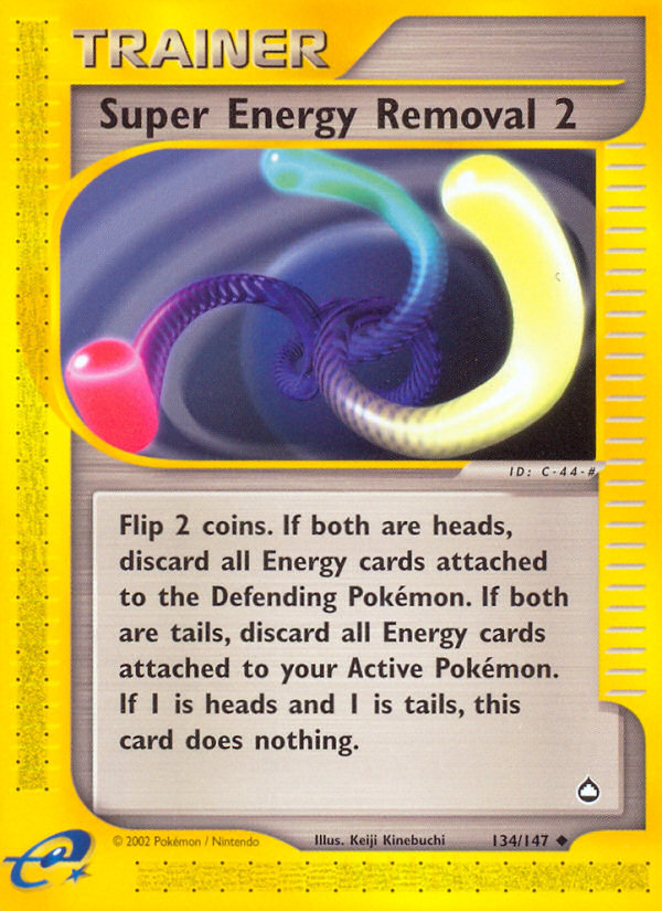 Super Energy Removal 2 (134/147) [Aquapolis] | Jomio and Rueliete's Cards and Comics