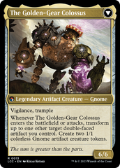 Tetzin, Gnome Champion // The Golden-Gear Colossus [The Lost Caverns of Ixalan Commander] | Jomio and Rueliete's Cards and Comics