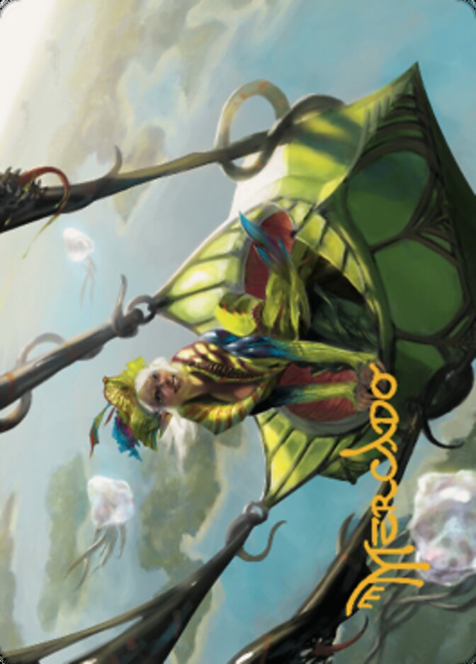 Nael, Avizoa Aeronaut Art Card (Gold-Stamped Signature) [Dominaria United Art Series] | Jomio and Rueliete's Cards and Comics