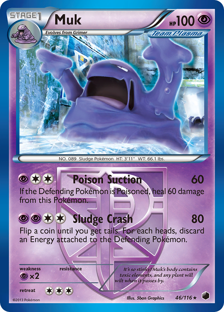 Muk (46/116) [Black & White: Plasma Freeze] | Jomio and Rueliete's Cards and Comics