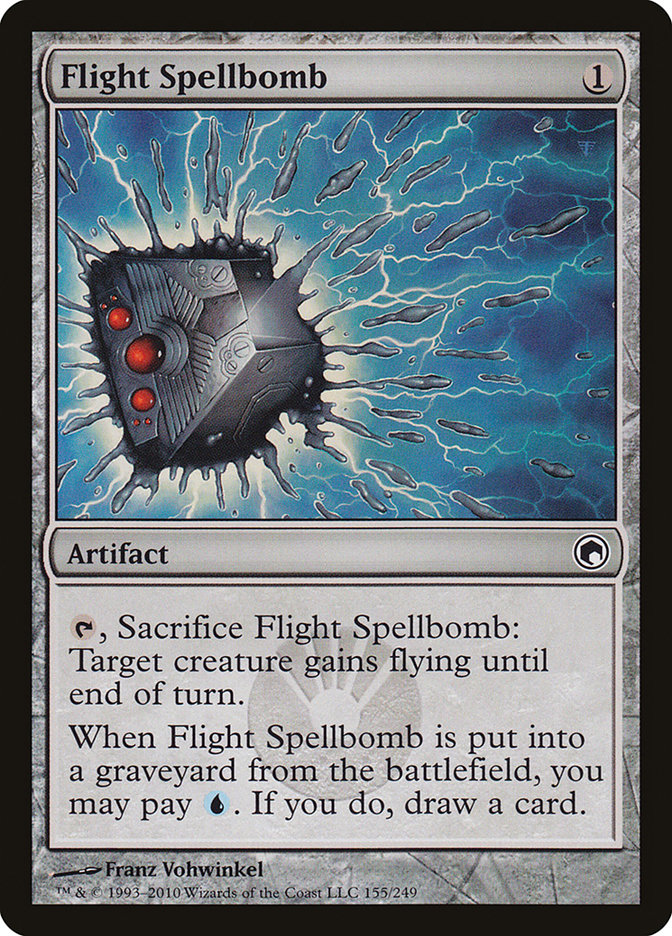 Flight Spellbomb [Scars of Mirrodin] | Jomio and Rueliete's Cards and Comics