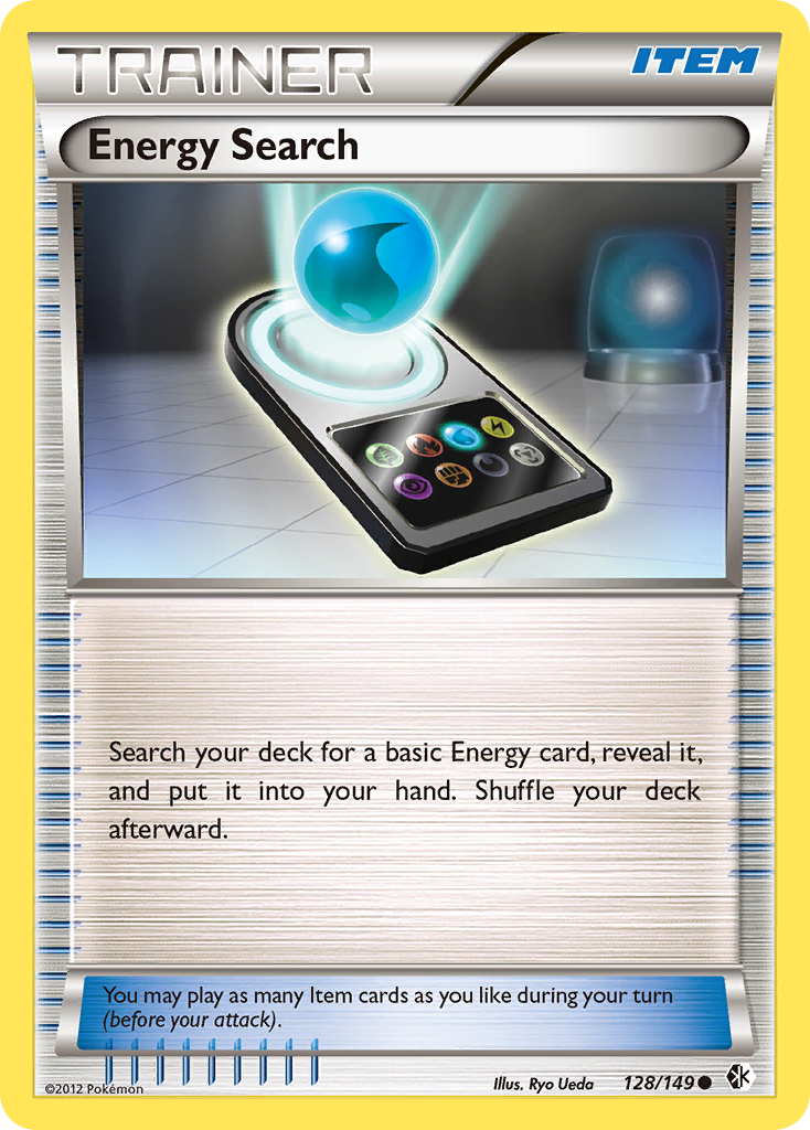 Energy Search (128/149) [Black & White: Boundaries Crossed] | Jomio and Rueliete's Cards and Comics