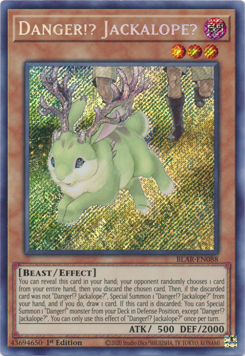 Danger!? Jackalope? [BLAR-EN088] Secret Rare | Jomio and Rueliete's Cards and Comics