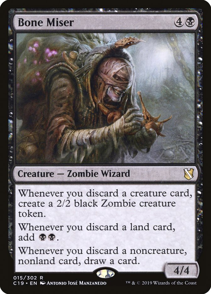 Bone Miser [Commander 2019] | Jomio and Rueliete's Cards and Comics