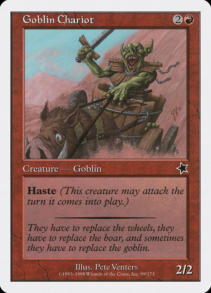 Goblin Chariot [Starter 1999] | Jomio and Rueliete's Cards and Comics
