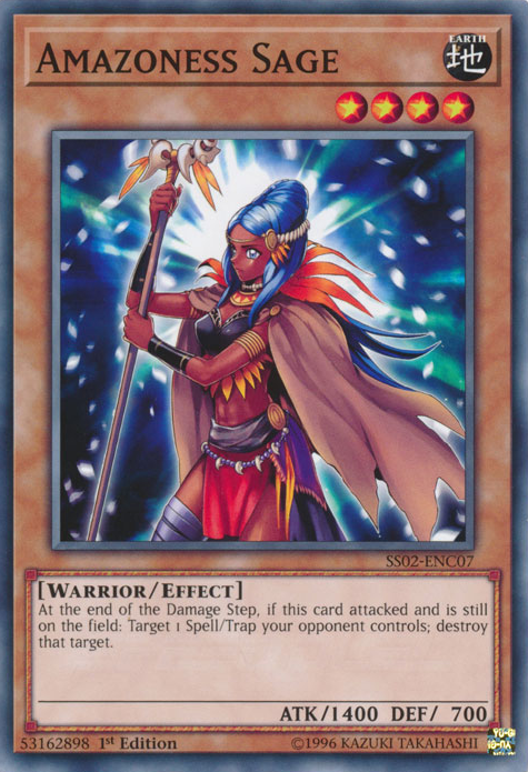 Amazoness Sage [SS02-ENC07] Common | Jomio and Rueliete's Cards and Comics