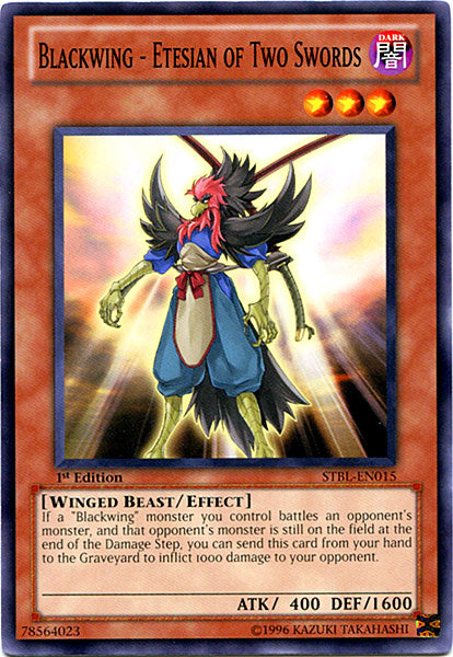 Blackwing - Etesian of Two Swords [STBL-EN015] Common | Jomio and Rueliete's Cards and Comics