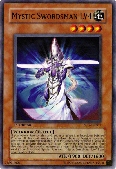 Mystic Swordsman LV4 [SD5-EN014] Common | Jomio and Rueliete's Cards and Comics