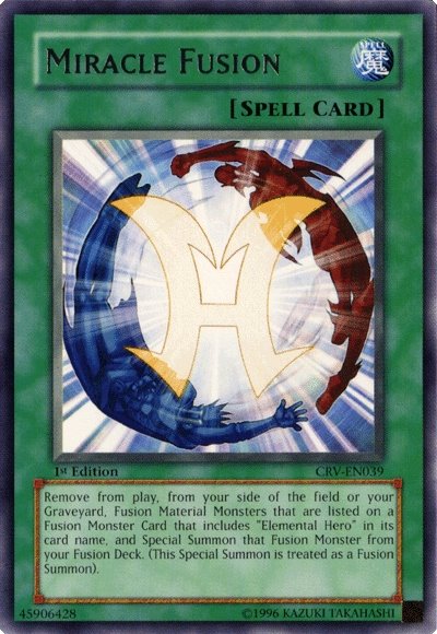 Miracle Fusion [CRV-EN039] Rare | Jomio and Rueliete's Cards and Comics
