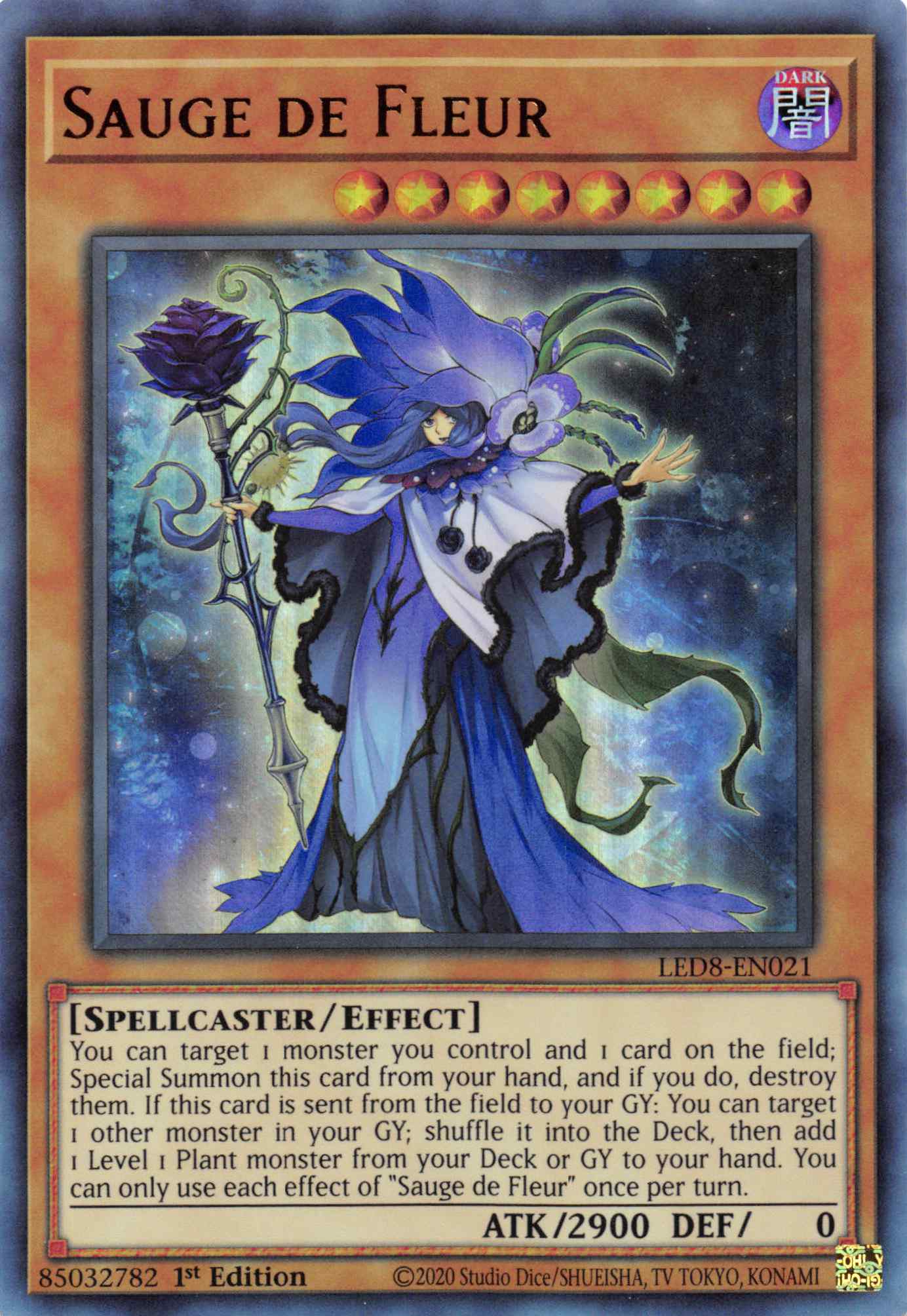 Sauge de Fleur [LED8-EN021] Ultra Rare | Jomio and Rueliete's Cards and Comics
