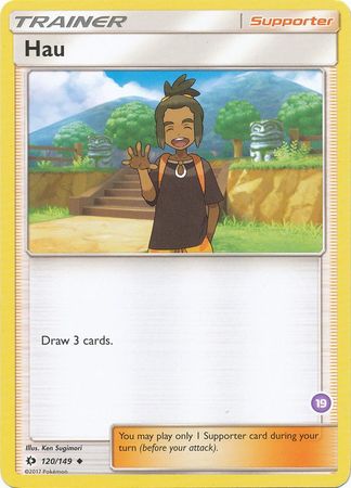 Hau (120/149) (Deck Exclusive #19) [Sun & Moon: Trainer Kit - Alolan Sandslash] | Jomio and Rueliete's Cards and Comics