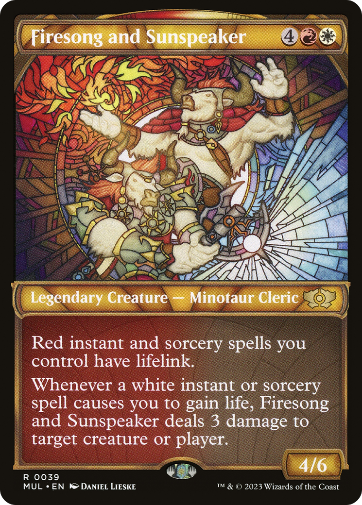 Firesong and Sunspeaker [Multiverse Legends] | Jomio and Rueliete's Cards and Comics