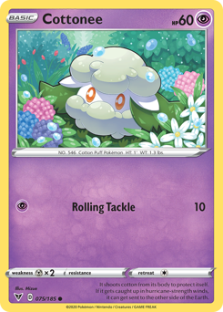 Cottonee (075/185) [Sword & Shield: Vivid Voltage] | Jomio and Rueliete's Cards and Comics