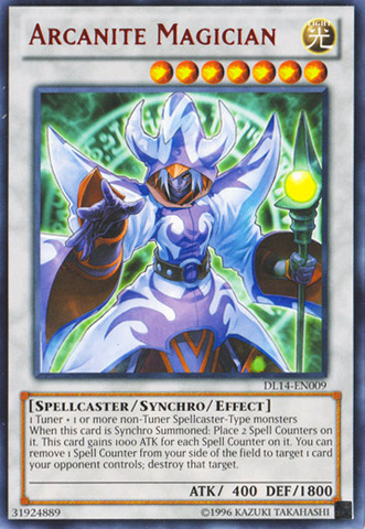 Arcanite Magician (Red) [DL14-EN009] Rare | Jomio and Rueliete's Cards and Comics