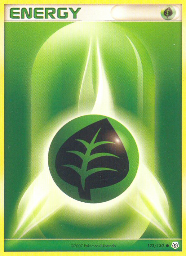 Grass Energy (123/130) [Diamond & Pearl: Base Set] | Jomio and Rueliete's Cards and Comics