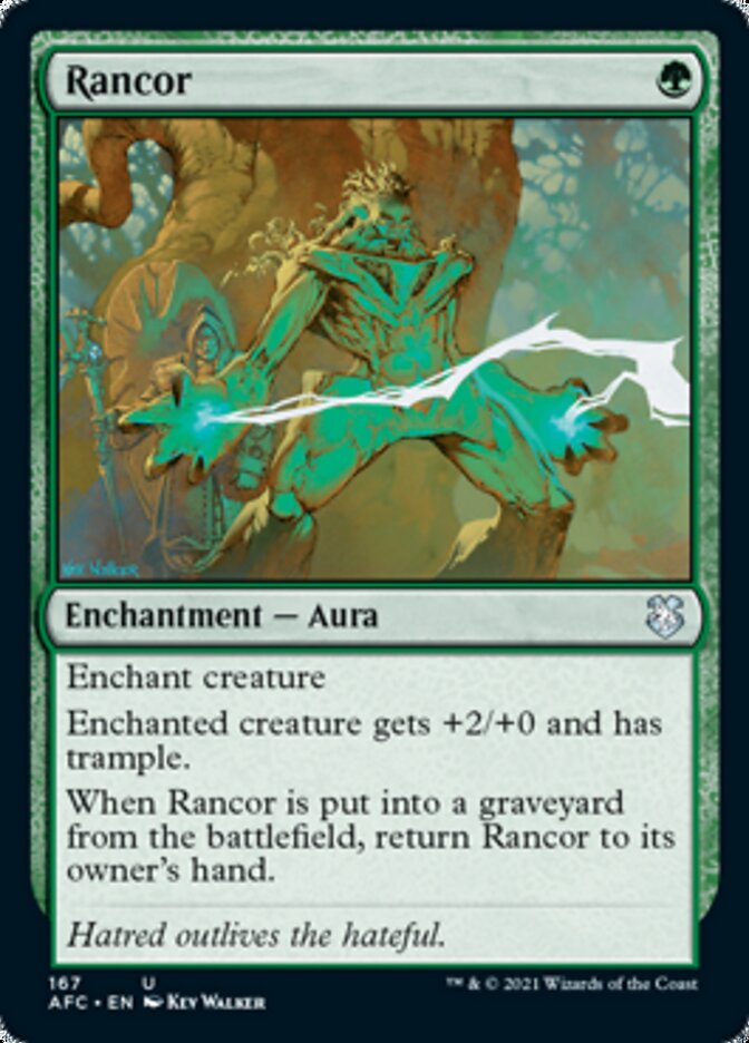 Rancor [Dungeons & Dragons: Adventures in the Forgotten Realms Commander] | Jomio and Rueliete's Cards and Comics