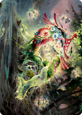 Go-Shintai of Life's Origin Art Card [Kamigawa: Neon Dynasty Art Series] | Jomio and Rueliete's Cards and Comics