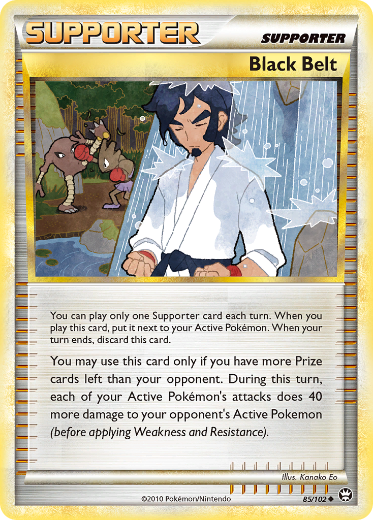 Black Belt (85/102) [HeartGold & SoulSilver: Triumphant] | Jomio and Rueliete's Cards and Comics