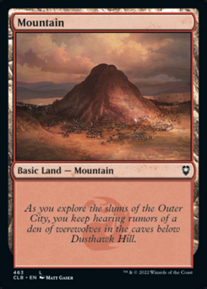 Mountain (463) [Commander Legends: Battle for Baldur's Gate] | Jomio and Rueliete's Cards and Comics
