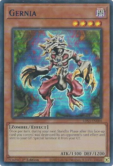 Gernia (Blue) [LDS3-EN004] Ultra Rare | Jomio and Rueliete's Cards and Comics