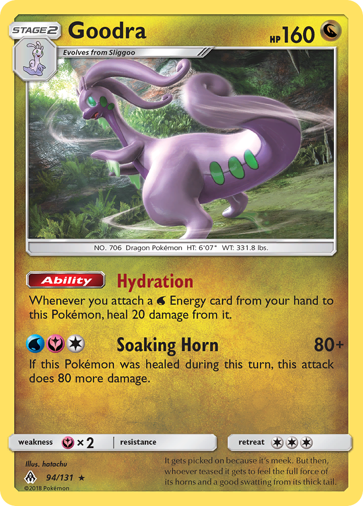Goodra (94/131) [Sun & Moon: Forbidden Light] | Jomio and Rueliete's Cards and Comics