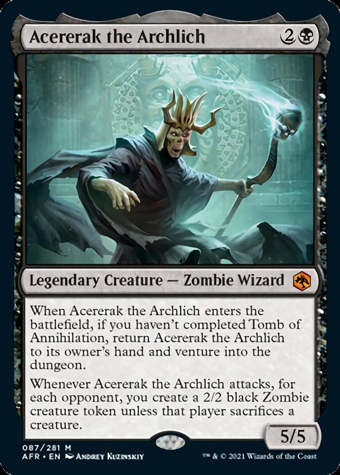 Acererak the Archlich [Dungeons & Dragons: Adventures in the Forgotten Realms] | Jomio and Rueliete's Cards and Comics