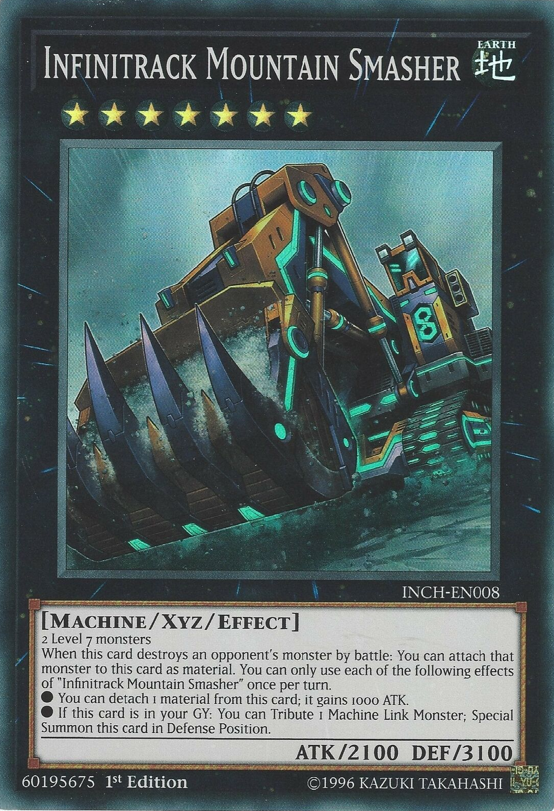 Infinitrack Mountain Smasher [INCH-EN008] Super Rare | Jomio and Rueliete's Cards and Comics