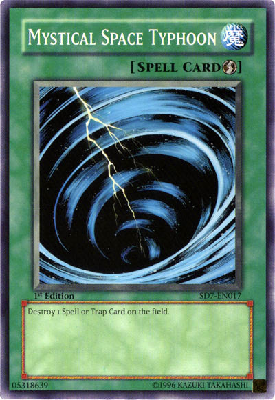 Mystical Space Typhoon [SD7-EN017] Common | Jomio and Rueliete's Cards and Comics