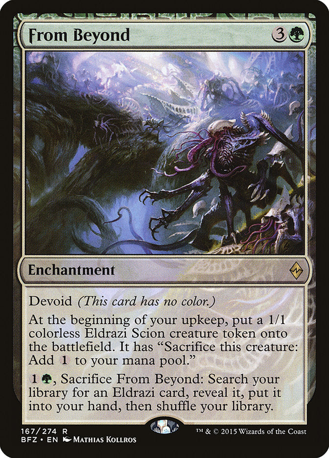 From Beyond [Battle for Zendikar] | Jomio and Rueliete's Cards and Comics