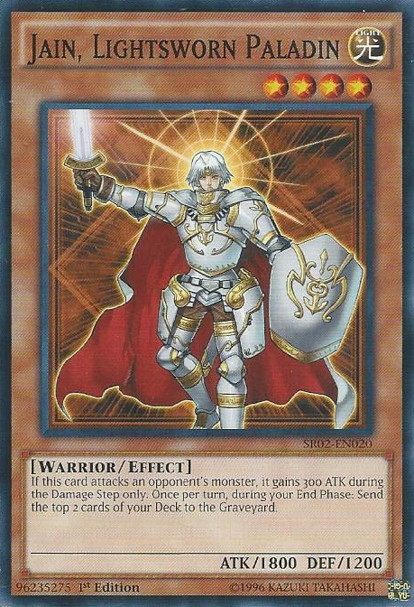 Jain, Lightsworn Paladin [SR02-EN020] Common | Jomio and Rueliete's Cards and Comics